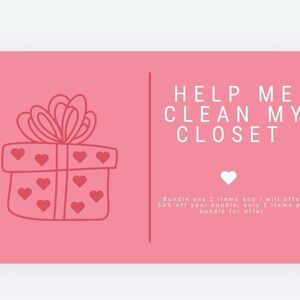 "Help Me Clean My Closet"
